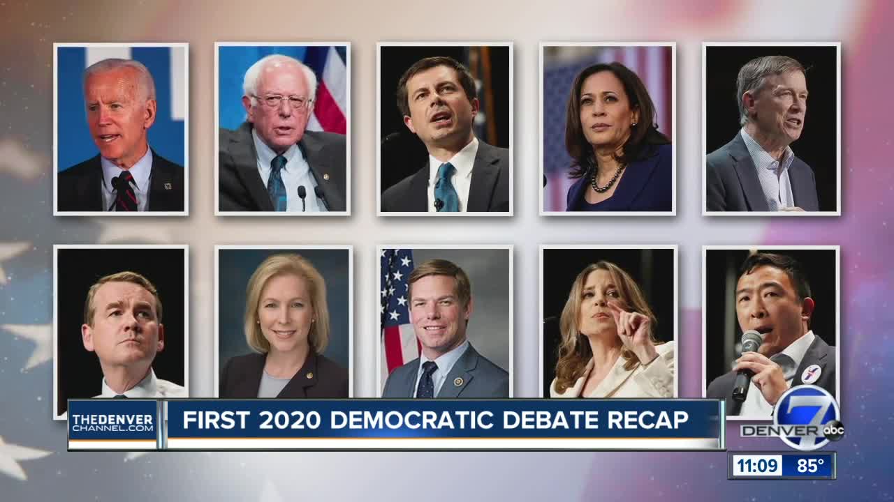 Night 2 of Democratic debates will feature Colorado's Hickenlooper, Bennet