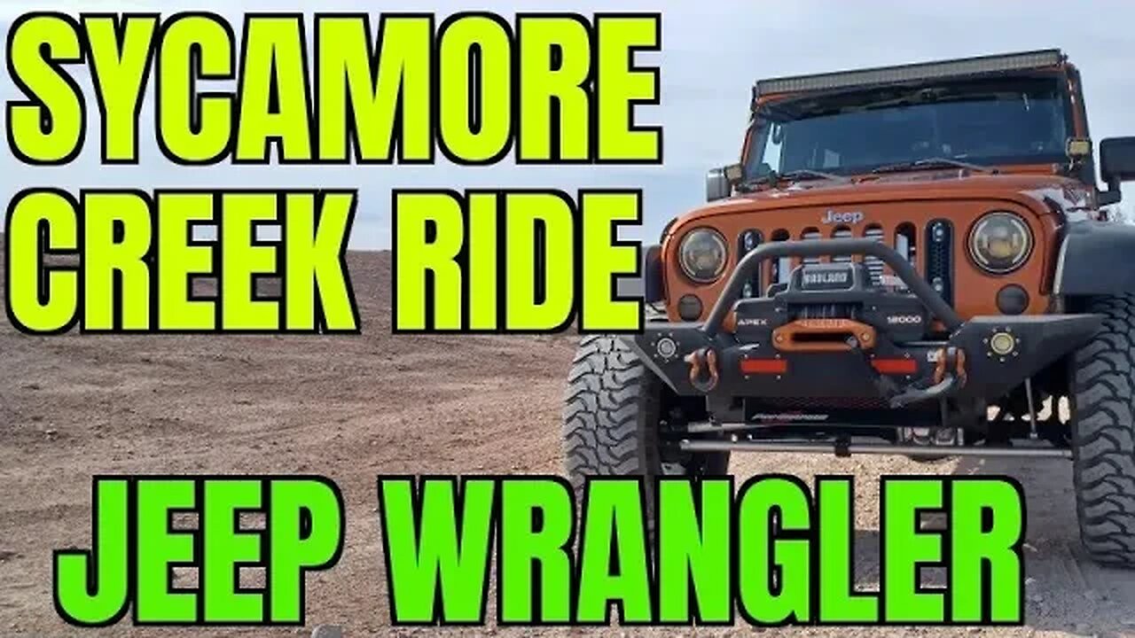 2011 Jeep Wrangler 🚙 Trail Ride. Sycamore Creek, Arizona [ Driver POV ]