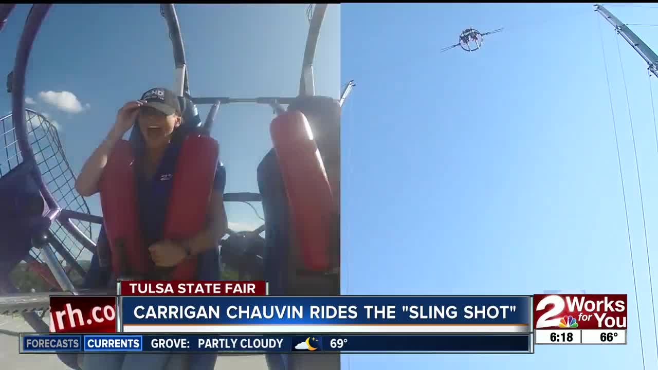 Carrigan Chauvin rides the "Sling Shot"