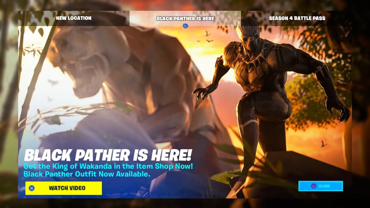 Black Panther is Here | Fortnite