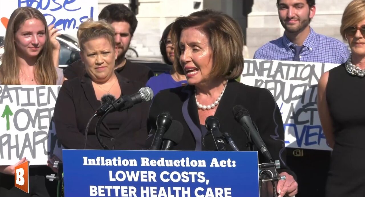 LIVE: Nancy Pelosi holding press conference on the Inflation Reduction Act...