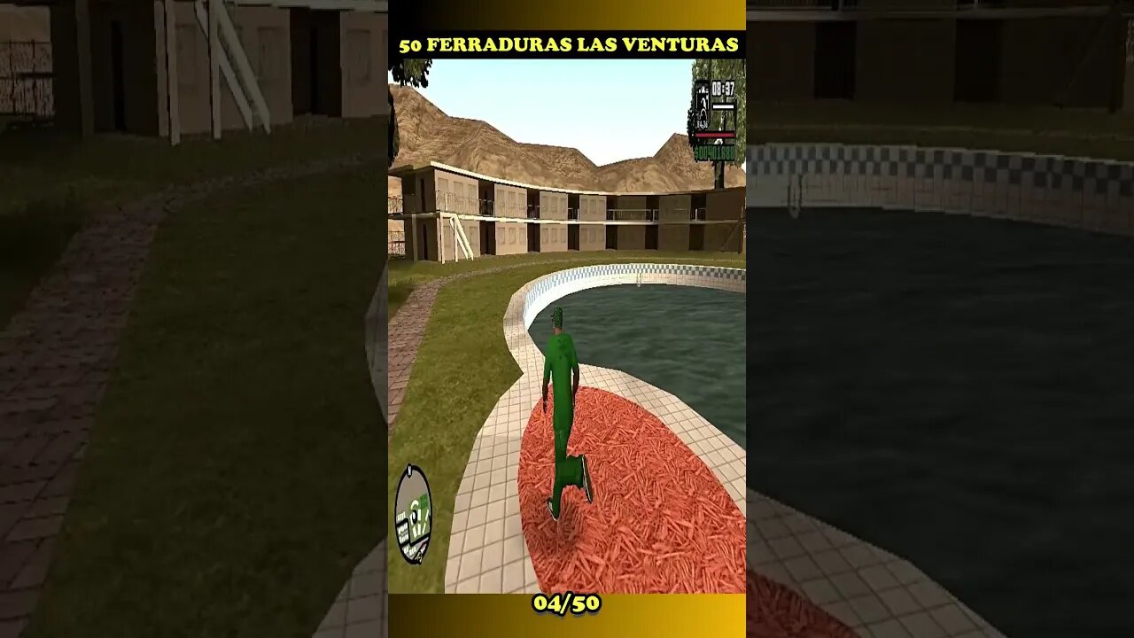 04 - 50 FERRADURAS LAS VENTURAS GTA SAN ANDREAS #shorts #semedissaum #gta