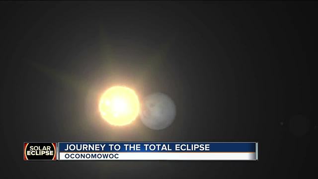 Wisconsinites hit the road for total solar eclipse