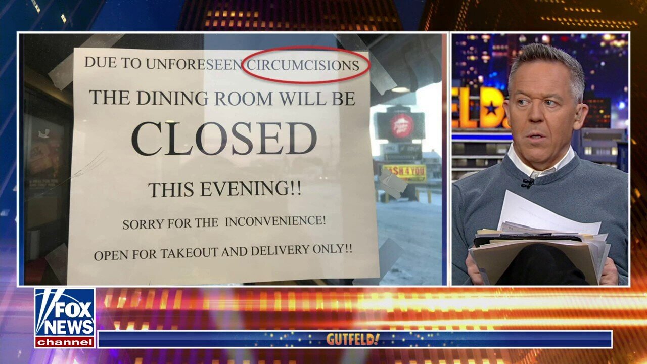 'Gutfeld!' Talks The Pizza Hut That Had A Major Typo In Their Sign