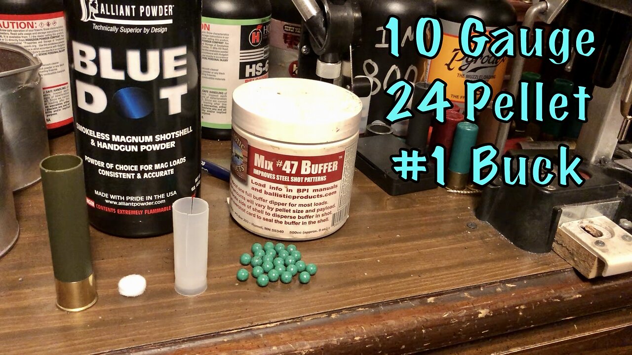 10 Gauge 24 Pellet #1 Buck