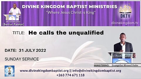 He calls the Unqualified - Evangelist Blessed Dube