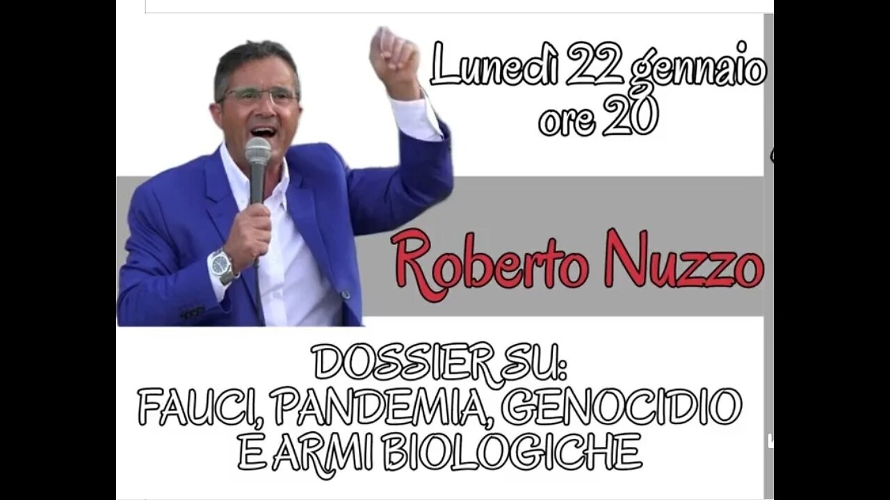 Dr David Martin: "DOSSIER SU: FAUCI, PANDEMIA, GENOCIDIO E ARMI BIOLOGICHE"