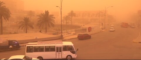 SANDSTORM COVERS IRAQI CAPITAL