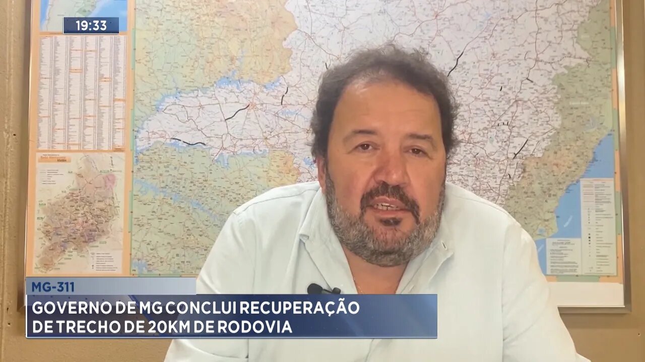 MG-311: Governo de MG Conclui Recuperação de Trecho de 20 Km de Rodovia.