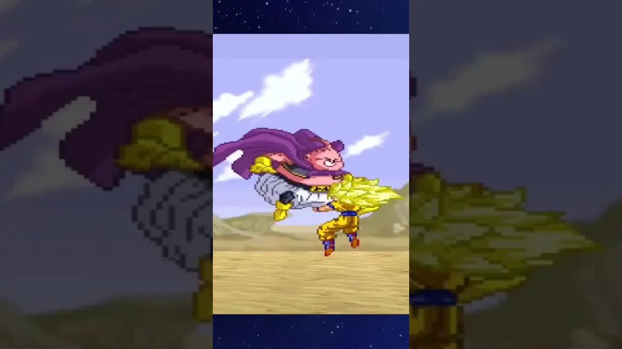 Goku vs Fatbuu #gaming #retro #videogame #youtubeshorts #game #snes #megaman #gameplay