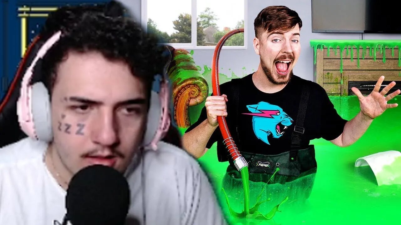 Enchi a Casa do Meu Irmão de Slime! E Comprei Uma Nova Pra Ele | REACT