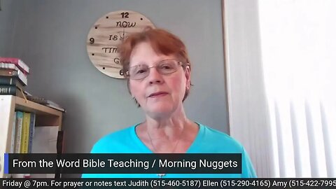 From the Word bible Teaching / Morning Nuggets (5/29/23)