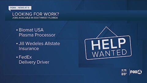 Southwest Florida job openings