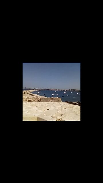 Watch That Shipwrecked Boat Beside That Historical Citadel in Alexandria