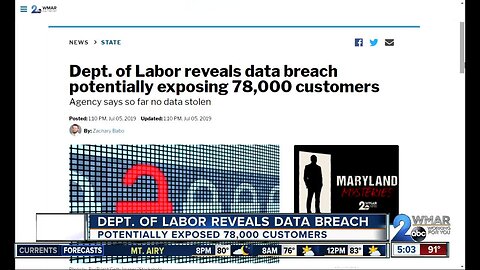 Dept. of Labor reveals data breach potentially exposing 78,000 customers