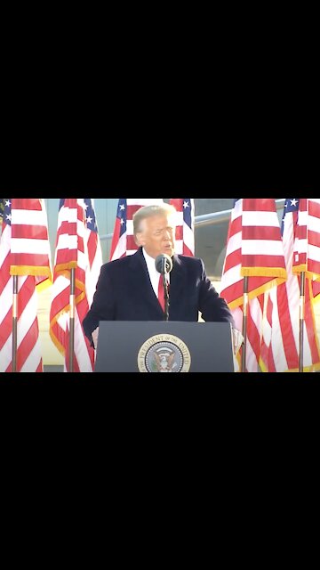 Trump Delivers FINAL Speech as President