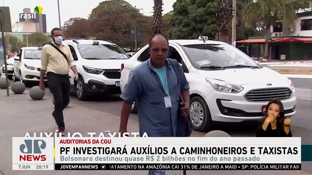 PF vai investigar auxílios a caminhoneiros e taxistas