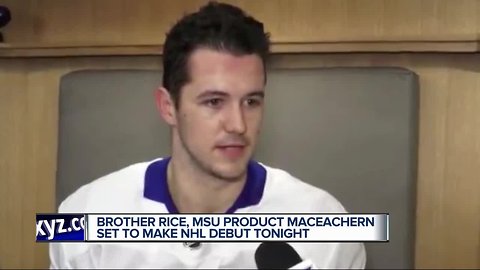 Brother Rice, MSU product MacEachern set to make NHL debut