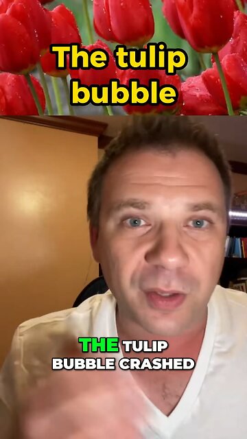 Tulip bubble crashed when the dutch ran out of fools.