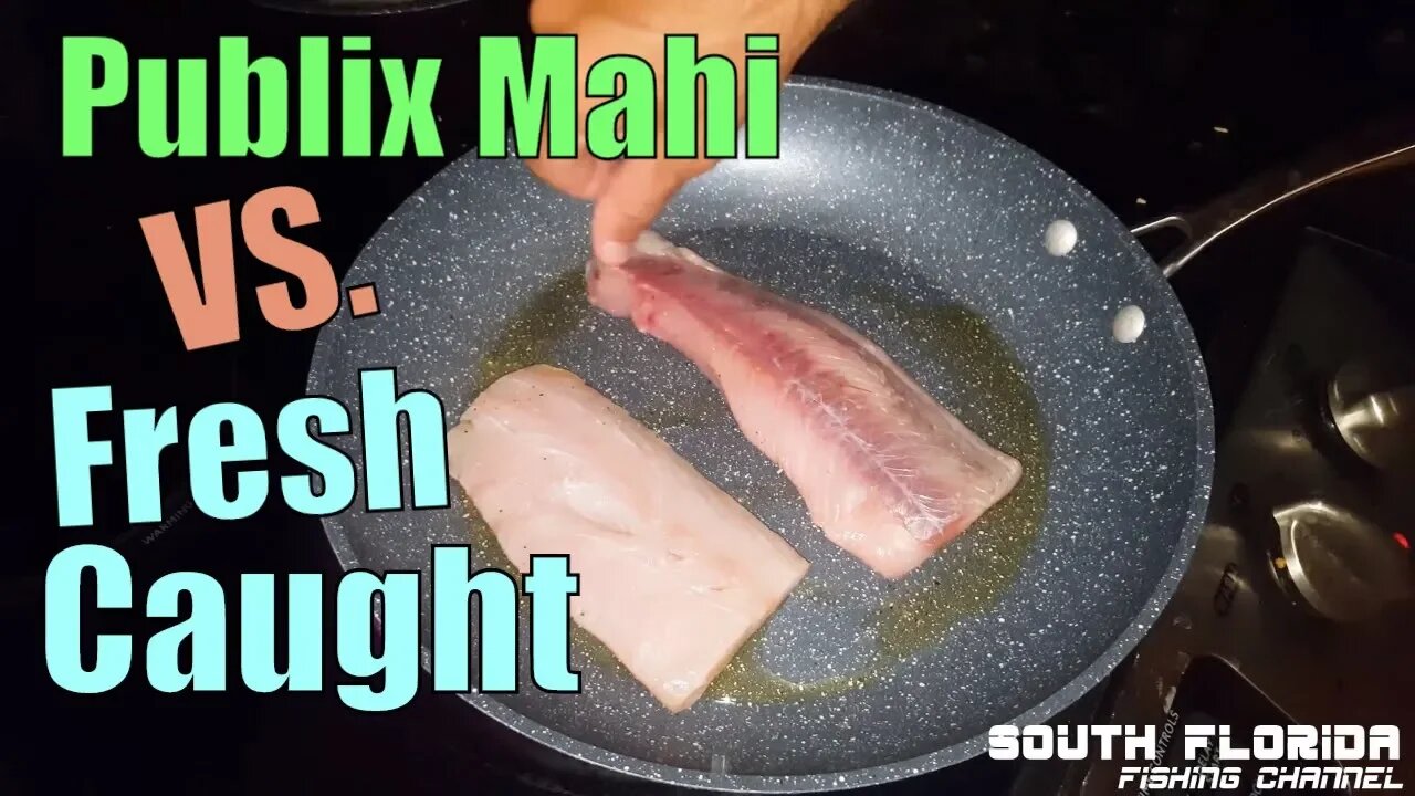 Publix vs Fresh Caught Mahi Taste Test