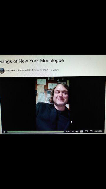 Gangs of New York Monologue
