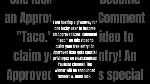 GIVEAWAY EVENT