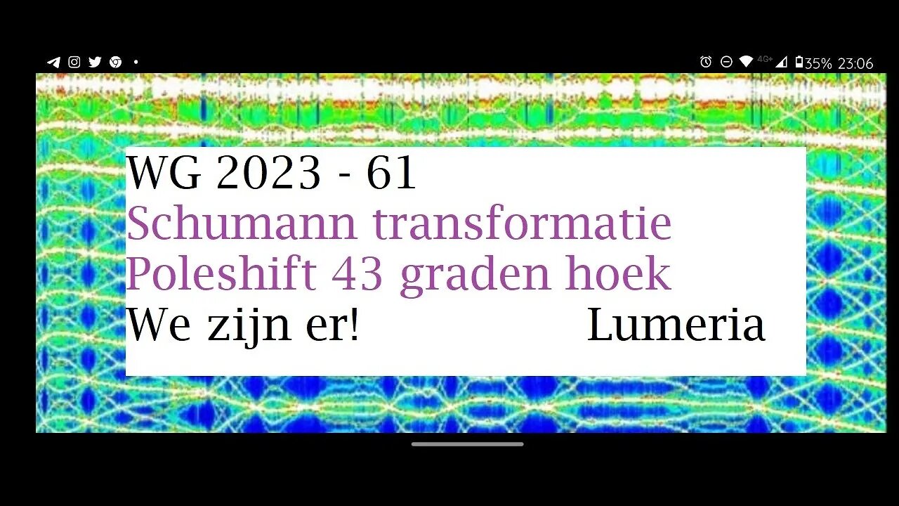 WG2023 - 61 - Schumann Transformatie - poleshift - 5D activatie