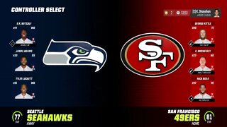 Madden Nfl 23 49ers Vs Seahawks Simulation Franchise S1 W2