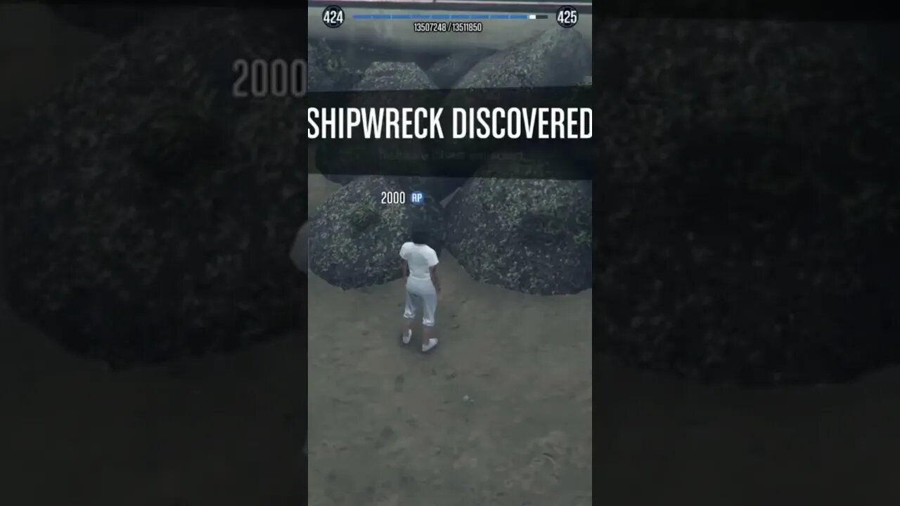 Location of the Shipwreck Today, March 6, 2023 Daily shipwreck location on GTA Online. #shorts