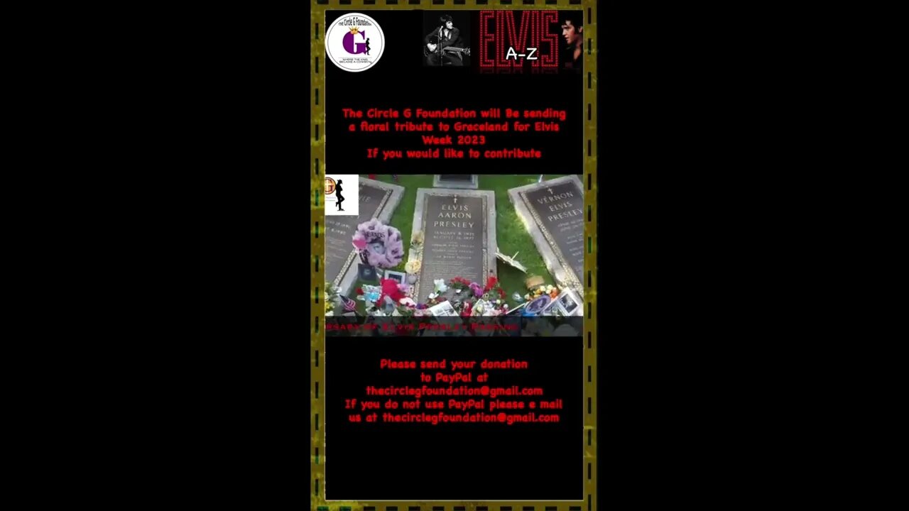 Elvis Presley Week 2023 Floral Arrangement Donations