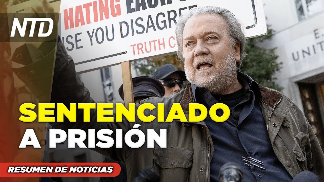 Steve Bannon es condenado a prisión; Desantis: no habrá mandato para los niños de Florida | NTD