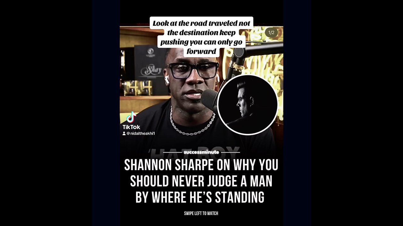 @shannonsharpe perfectly describes why you never judge a man where he’s at.