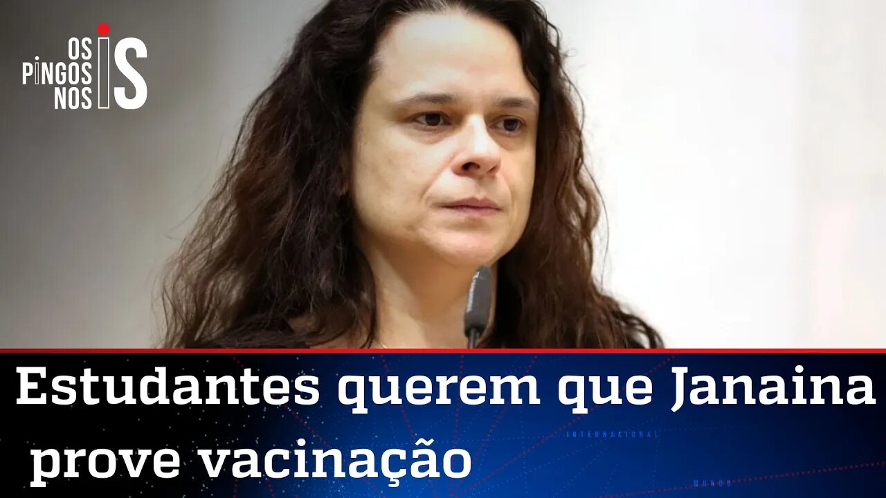 Alunos de direito da USP voltam a perseguir Janaina Paschoal