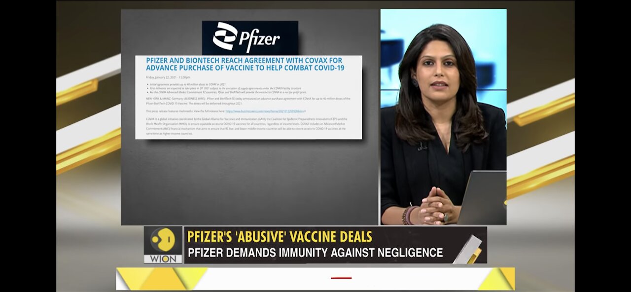 GRAVITAS: PFIZER/BioNTech DEMAND IMMUNITY AGAINST NEGLIGENCE
