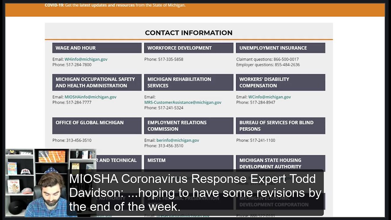 MIOSHA Says Mask Update By Mid-Week | Confusion Over Mask Mandates And Chain Of Command
