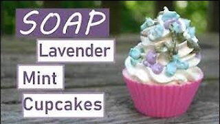 Lavender Mint Soap Cupcakes 🌸 Thermal Mermaid