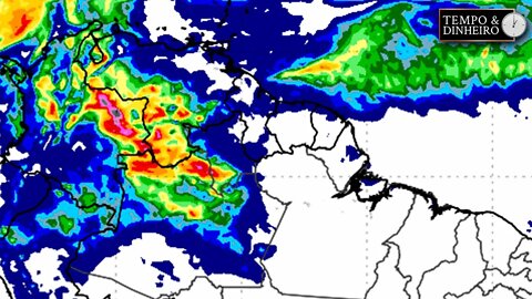 Previsão do tempo indica instabilidade no centro sul e chuva em várias regiões