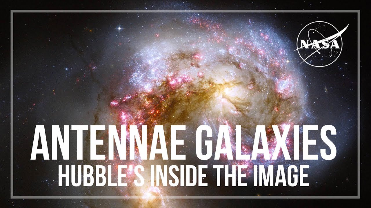 Hubble's inside The Picture- Antennae Galaxies