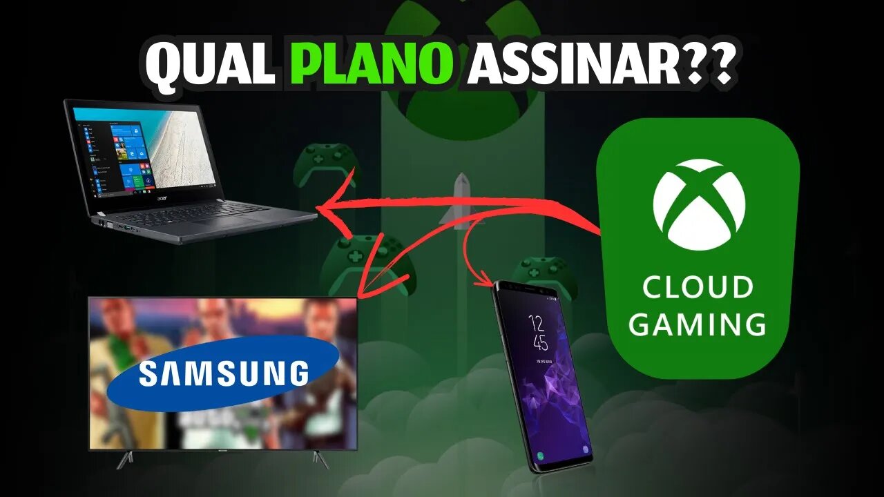 XCLOUD: QUAL ASSINATURA eu PRECISO pra JOGAR XBOX CLOUD na TV, CELULAR e PC FRACO?