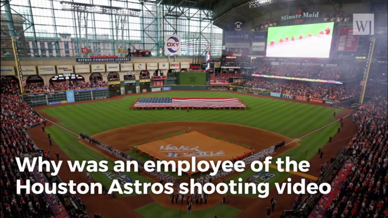 Astros Under MLB Investigation over Video Shot During Game