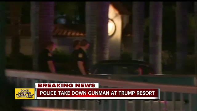 Shots fired at Trump golf club, suspect arrested