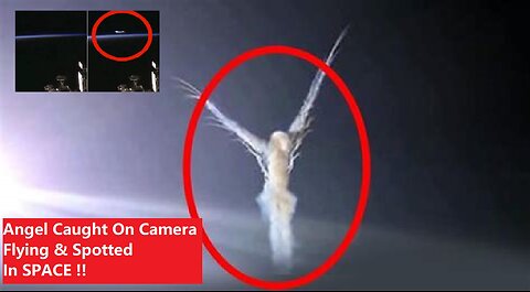 Angel Caught On Camera Flying & Spotted In SPACE !!