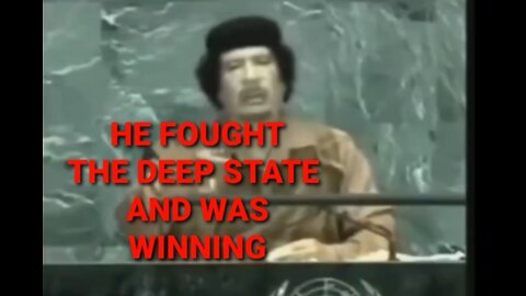 HERE IS WHY THEY DESTROYED LIBYA AND KILLED GADDAFI