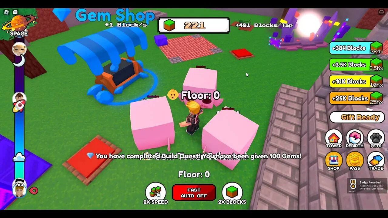 ROBLOX 1+ BLOCKS PER SECOND