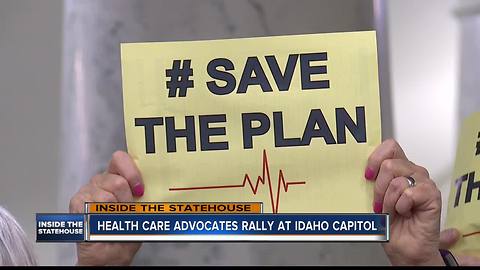 Health care advocates rally to 'close the gap' at Idaho Statehouse