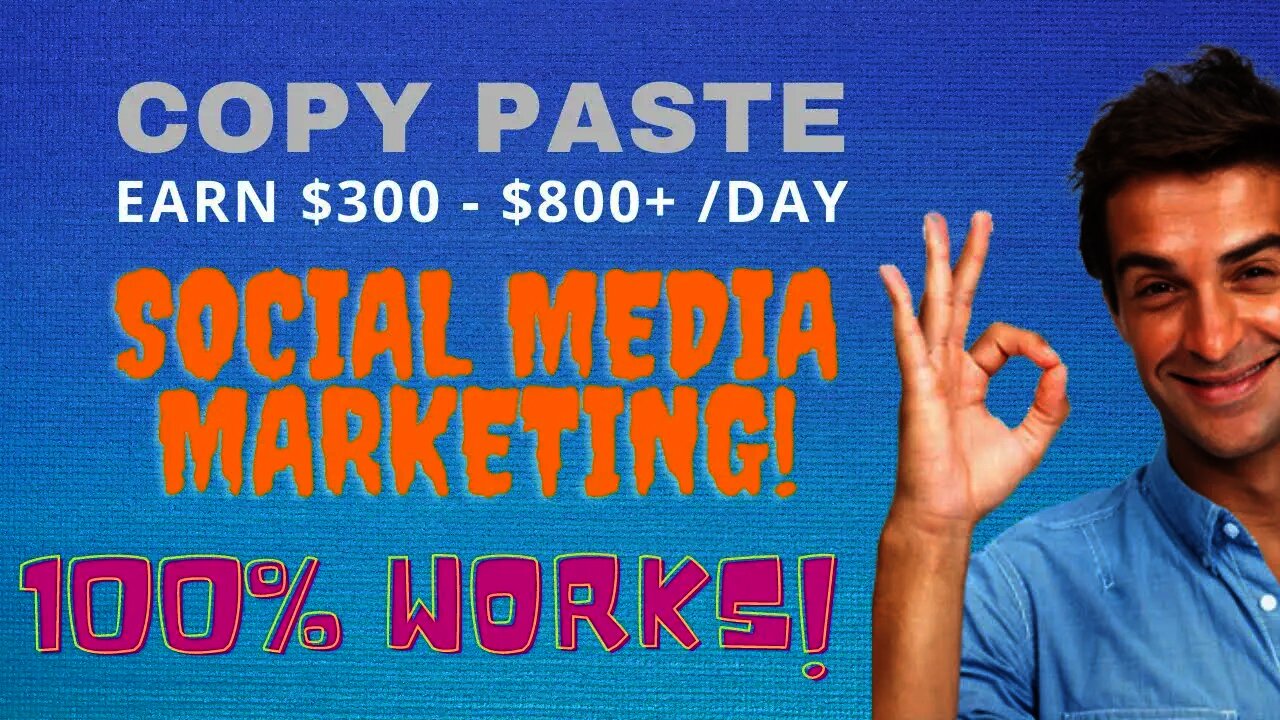 EARN $300 $800 Per Day, Copy And Paste, Passive Income, Social Media Marketing