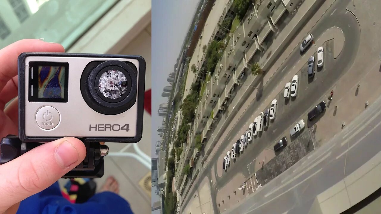 DROPPING GOPRO OFF A ROOF IN DUBAI!