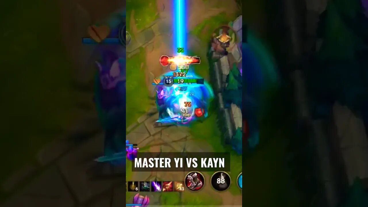 Master Yi vs Kayn #wildrift #rankpush #leagueoflegends #moba #masteryi #kayn