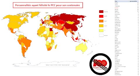 Pays ayant félicité le PCC pour son centenaire