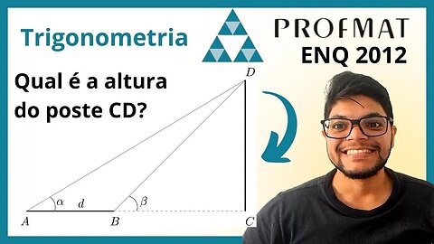 Trigonometria exercícios (PROFMAT) Percorrendo, ao longo de uma reta horizontal,